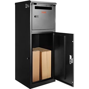 VEVOR - Pakketbrievenbus - Staal - 41,2 x 40,1 x 110,5 cm - XXL met Wachtwoordslot