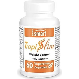 Supersmart - TropiSlim - Drakenvrucht (Pitaya) extract gestandaardiseerd op 10% Anthocyanidinen - 100% natuurlijk - gewichtsverlies en vetverbrander | Non-GMO & Glutenvrij - 60 plantaardige capsules