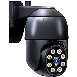 Beveiligingscamera Buiten, 8MP Bewakingscamera 4K Outdoor PTZ 1080P Camera Auto Tracking 5MP 4X Zoom Smart Home Video surveillance H.265 Voor Huisbeveiliging Buiten Binnen (Color : 1, Size : 2K 4MP