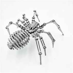 3D Metalen Dierenpuzzel Staal Warcraft Model Kit Mechanisch Insect Monteer Jigsaw Dragon Scorpion (Size : 1)