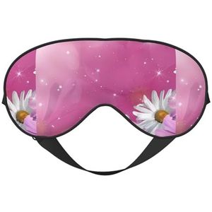 Daisy Unisex elastische verstelbare gesp ontwerp verduisterende slaap oogmasker voor thuis reizen yoga kantoor dutje