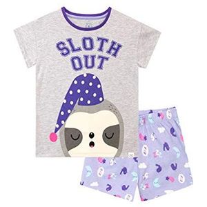 Harry Bear Meisjes Korte Pyjamas Luiaard Paars 122