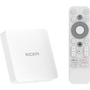 Google TV (4K) met spraakzoeken, compatibel met Google Chromecast en Dolby Audio Android 11.0, TV-box, 2 GB RAM, 32 GB ROM, Bluetooth5.0 KP1 Smart Box