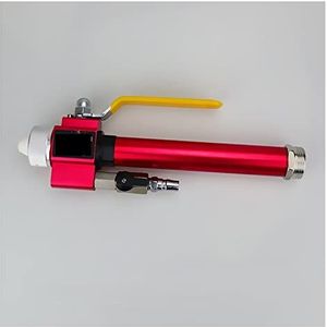 Hogedrukreinigerpistool, Pneumatisch Spuitpistool Cementmortel Waterdicht En Vuurvast Verfspuitpistool Echte Steenverf Pneumatisch Spuitpistool(Rosso,Straight gun)