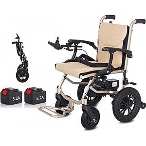 Elektrische Rolstoel - Lichtgewicht - Opvouwbaar - 14 Kg - Voor Volwassenen - Joystick Besturing