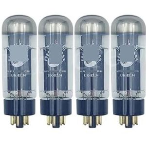 UK-EL34 UKEL34 buis-upgrade EL34 EL34C 6CA7 6P3P 6L6 5881 (4 stuks Matched Quad)