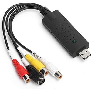 USB 2.0 Capture Card - AV/RCA Composite en S-Video Audio Video Capture Card Adapter Video Collection Card voor XP/Vista / 7/8/10 / Linux besturingssysteem