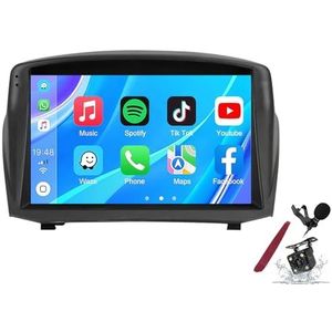 Android 14 Autoradio Sat Navi voor F-ord Fiesta MK6 (2008-2019) 9 Inch Touchscreen Multimedia Speler met Draadloze Carplay GPS Navigatie FM RDS Bluetooth 5G-WiFi SWC DSP,M120s