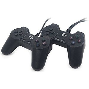Gembird JPD-UB2-01 USB-gamepad zwart