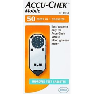 Accu Chek 4026324 teststrips mobiele testcassettes, 50 stuks