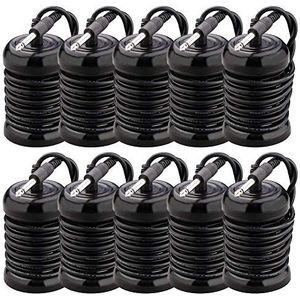 whiteswan 2 Stks/4 Stks/10 Stuks Rvs Coils voor Voet Spa Machines - Duurzame Ionische Detox Voet Bad Arrays Ionen Bal voor Voet Spa/Bad Massager Machine Voet Spa Tool