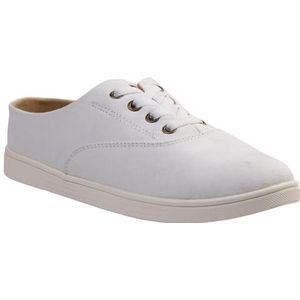 Spenco Khloe Kick Sneaker voor dames, Q Wit, 3 UK Wide