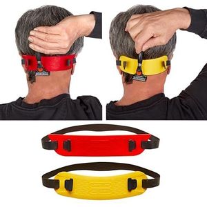 Kwaliteit Time Neck Hair Guide PREMIUM - Een Neckline Sjabloon voor het scheren en houden van een Rechte of Gebogen Hals Haarlijn: Een Premium Stencil voor Neckline Kapsels, Doe-het-zelf, Made in USA