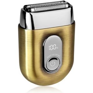 - Mild en niet-irriterend voor de poriën Elektrisch scheerapparaat for heren in palmformaat - USB-C snel opladen, precisiemesjes, nat/droog gebruik for een gladde scheerbeurt - Kan als cadeau gegeven