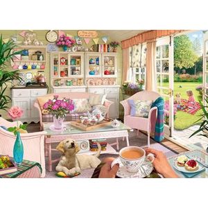 Ravensburger My Haven No.9 The Tea House 1000 Piece Jigsaw Puzzle for Adults & Kids Age 12 Years Up