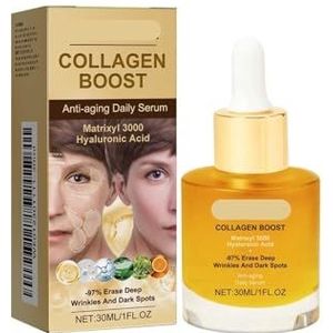 Collageen Verhelderend Serum - Hydraterende, Verstevigende Huidessence, Vermindert Fijne Lijntjes, Herstelt De Elasticiteit For Een Jeugdige Gloed(3PCS)