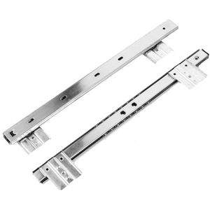 PABVRPYT 1 paar toetsenbord plank lopers verstelbaar onder bureau computer dia's track lade (zilver)