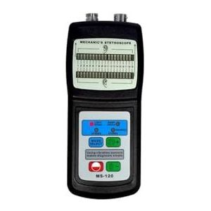Vibrometer Handheld, Trillingsmeter, MS-120 Mechanische storing Trillingsstethoscoop Motor Mechanische storingstester luidsmeter Frequentiebereik 10~10K Hz MS120