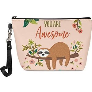 Mumeson Etnische Bohemen make-up tassen voor vrouwen waterdichte cosmetische zaak Eén maat luiaard 3