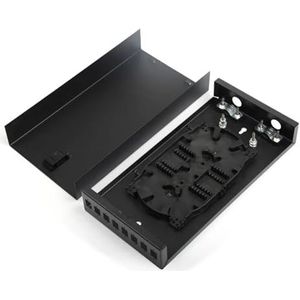 2 STKS/8 Poort Fiber Patch Panel Desktop Pigtail Optische Vezel Terminal Box met(2PCS Empty box)