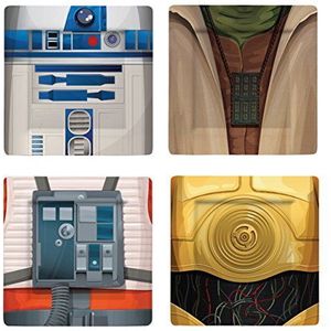 Star Wars borden-set: I AM Jedi 2, melamine, meerkleurig, 21 x 21 x 2 cm
