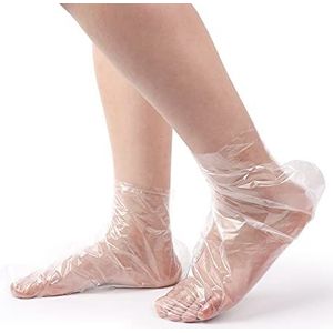 100Pcs Paraffine Wax Bad Liners Voor Voet, Niubow Plastic Voeten Beschermers Covers, Hot Wax Therapie Booties Tassen Covers Voor Therabath Wax Behandeling