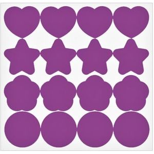 UV-patches voor het detecteren van UV-stralen: 1 vel UV-geactiveerde stickers, waterdicht en zweetbestendig, kleurverandering, zonbeschermingstest, zweetbestendig voor het