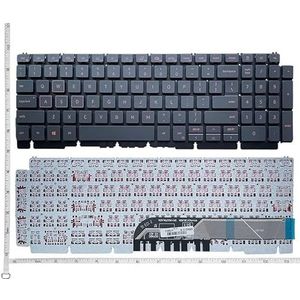 US RGB-achtergrondverlichting voor G15 voor Ryzen Edition 5515 5520 5510 5511 0R2GPD 0THG34 0DKDXH Laptoptoetsenbord(RED)