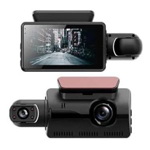 Dashcam Dual Lens Dash Cam Auto's HD 1080P Auto Video Recorder Met WIFI Nachtzicht G-sensor Loop Recording Dvr Auto Camera Autocamera(3 inch without WIFI 64G)