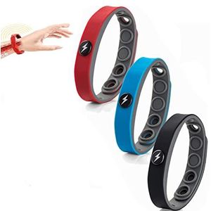 Redup Verre Infrarood Negatieve Ionen Polsband, Negatieve Ion Anti-Statische Verstelbare Armbanden, Siliconen Sport Armbanden, Siliconen Vloeibaarheid Hand Band, Zweetbestendig Wasbaar
