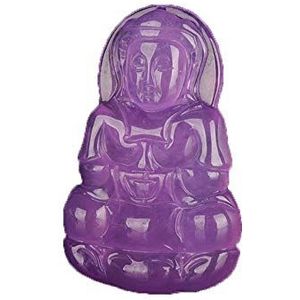 Hanger Jade Hanger, GuanyinJadeïet hanger ijskleverige violette jade hanger Jade Guanyin hanger