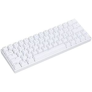 Mechanisch Toetsenbord, 64 Toetsen RGB Ergonomisch 1800 MAh Oplaadbaar Blauw Schakeltoetsenbord, Draadloze 2.4G//Type-c Bedrade Typemachine, voor voor voor (#4)