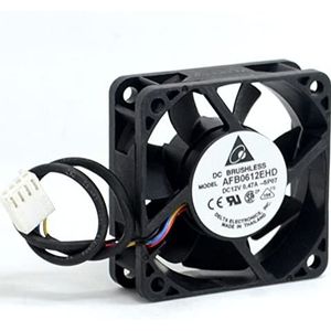 AFB0612EHD 6020 6cm 12V 0.47A double ball bearing PWM cooling fan 4-wire speed control