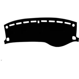 Auto Dashboard-afdekmat Voor Accord 1997-2002 Dashboard Cover Pad Mat Anti-UV Dashmat Zonnescherm Tapijt Interieur Accessoires Dashboard Light Proof Pad(Black(Black Edge) RHD)