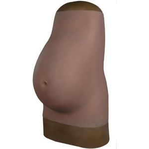 Realistische Silicone Zwangerschapsbuik | Lichtgewicht Nep Babybuik voor Theater, Film & Zwangerschapsbeleving | Natuurlijke Look & Comfortabele Pasvorm