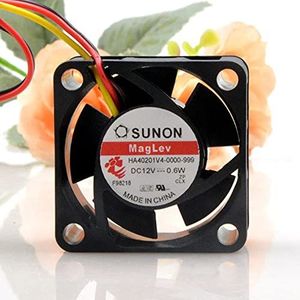 Cooling Fan HA40201V4-0000-999 DC12V 0.6W 4cm 40 * 40 * 20mm 3line ultra-quiet fan