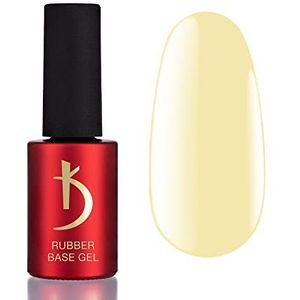 K Professional Rubber Base Gel - Base Coat Pastel Vanilla -7lm - UV Nagellak - Onderlak - Gel Nagels - Gele Nagellak - UV LED