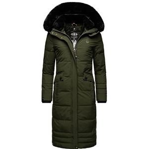 Navahoo Fahmiyaa Winterparka voor dames, met afneembare capuchon, XS-XXL, olijfgroen, M