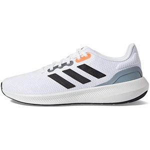adidas Men's Run Falcon 3.0 Shoe, White/Black/Crystal White, 8.5