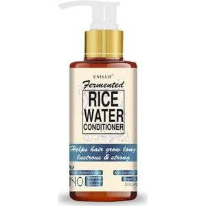 Unisaif Rice Water Hair Conditioner - Rijstwater voor haargroei Diepe Conditioner voor Droog Beschadigd Haar | Conditioner voor Droog Haar | Parabenen & Sulfaatvrij | Siliciumvrij (100 ml)