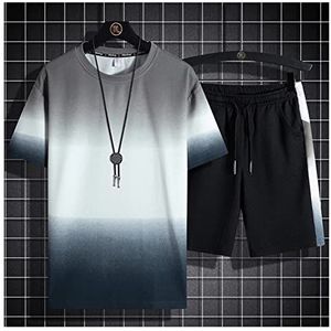 FSUFW Heren T-shirt Shorts Set Sportswear T-shirt Shorts Sportkleding(XXXXXXXL code)