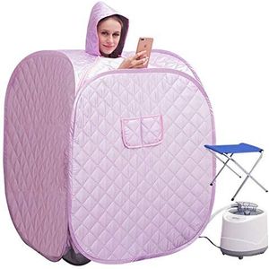 Portable Steam sauna, Draagbare Sauna Therapeutische Steam, 2L Portable Sauna Spa Steamer, Foldable Sauna Spa Machine, for Huis Personal Spa en Indoor Body Slimming Therapy lazy spa