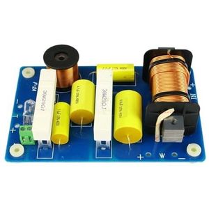 DEBLAN 500 W tweeter, woofer, luidspreker-crossover, 2200 Hz, 2-weg crossover, 4-8 ohm, hoge basverdeler voor 20,3-30,5 cm grote podiumluidsprekers