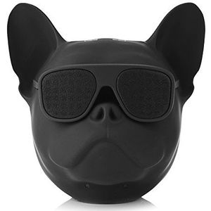 Lazmin Bluetooth-luidspreker, luidspreker met goede geluidskwaliteit en mooi uiterlijk (hond), draadloze luidspreker, ingebouwde draagbare FM-radio-luidspreker