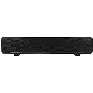 Soundbar, USB Wired 3D Stereo Soundbar Muziekspeler, Diepe Bas Surround Sound Box, Met 3,5 mm audiostekker, voor pc, mobiele telefoons, tv(zwart)