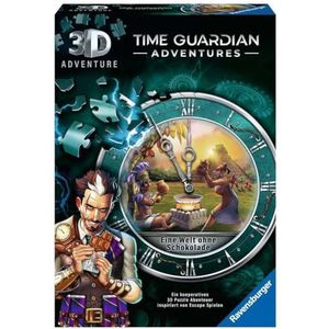 Ravensburger 3D Adventure 11540 Time Guardian Adventures, een wereld zonder chocolade, Escape Room spel, voor 1 tot 4 spelers, samenwerkend 3D-puzzelavontuur, uniek evenementenspel vanaf 12 jaar