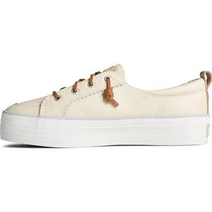 Sperry Crest Vibe Platform Washable, damessneakers, Vuil wit, 38 EU