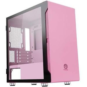 Mini ITX/Micro ATX Mid-tower Computerbehuizing, Gehard Glazen Ontwerp, Gespleten Kaststructuur, Desktopcomputerbehuizing, Ondersteunt Waterkoeling(Color 1)