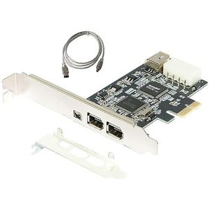 PCIe 4Port 1394A - Firewire Uitbreidingskaart - PCI-Express naar IEEE 1394 Adapter