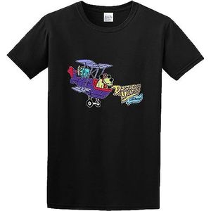 Men's Dastardly and Muttley in Their Flying Machines O Neck Cotton T-Shirt overhemden(Small)